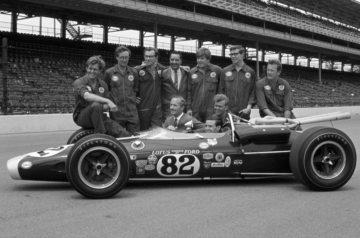 Clark 1965 Lotus 38 Indy 500 header